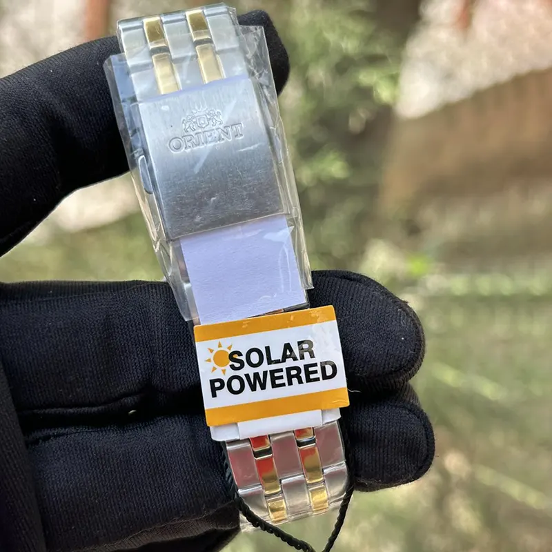 Orient Contemporary Solar Panda Two-tone Men's Watch- RA-TX0302S